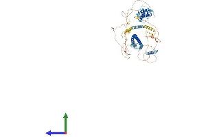 AlphaFold protein structure predicition of Mouse Recombinant Cep95 Protein, UniprotID Q8BVV7 (CEP95 Protein (AA 1-827) (His tag))