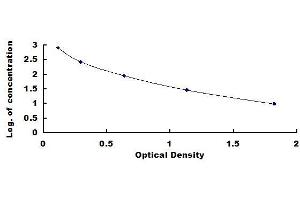 Typical standard curve