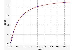 Typical standard curve (PDIA2 ELISA Kit)