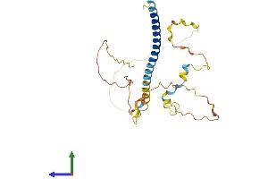 AlphaFold protein structure predicition of Mouse Recombinant Prr7 Protein, UniprotID Q3V0I2 (PRR7 Protein (AA 1-269) (His tag))