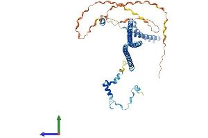 AlphaFold protein structure predicition of Mouse Recombinant Pdcd7 Protein, UniprotID Q9WTY1 (PDCD7 Protein (AA 1-482) (His tag))