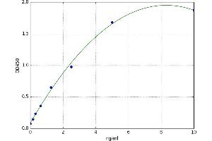 A typical standard curve (TIMELESS ELISA Kit)