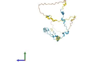 AlphaFold protein structure predicition of Human Recombinant PTTG3P Protein, UniprotID Q9NZH4 (PTTG3P Protein (AA 1-202) (His tag))