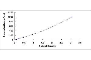 Typical standard curve