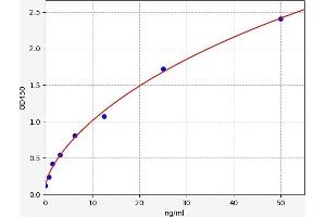 Typical standard curve (CSK ELISA Kit)