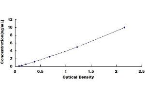 Typical standard curve (NKAP ELISA Kit)