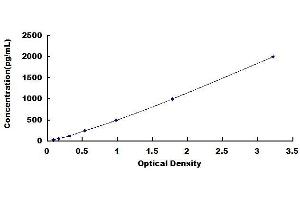 Typical standard curve (BMP2 ELISA Kit)