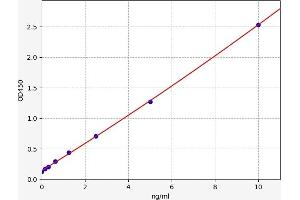 Typical standard curve (BCAN ELISA Kit)