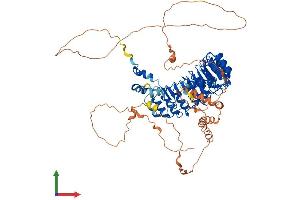 AlphaFold protein structure predicition of Mouse Recombinant Fbxl17 Protein, UniprotID Q9QZN1