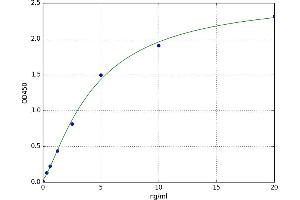 A typical standard curve