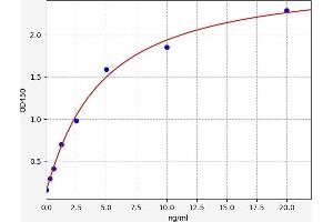 Typical standard curve (CD109 ELISA Kit)