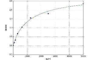 A typical standard curve