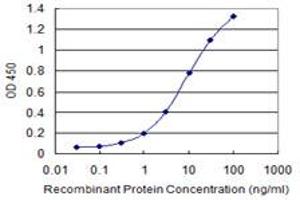 Detection limit for recombinant GST tagged DDX56 is 0.