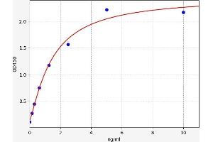Typical standard curve (PPP2R4 ELISA Kit)