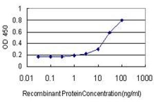 Detection limit for recombinant GST tagged SMAD1 is approximately 1ng/ml as a capture antibody. (SMAD1 antibody  (AA 1-465))