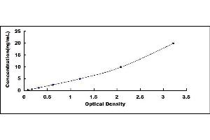 Typical standard curve (Ki-67 ELISA Kit)