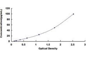 Typical standard curve (PF4 ELISA Kit)