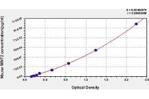 Typical Standard Curve (WNT2 ELISA Kit)