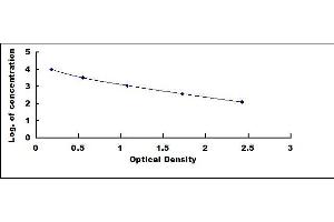 Typical standard curve