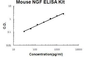 Mouse NGF/NGF beta PicoKine ELISA Kit standard curve (Nerve Growth Factor ELISA Kit)