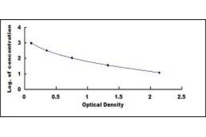 Typical standard curve (Orexin A ELISA Kit)