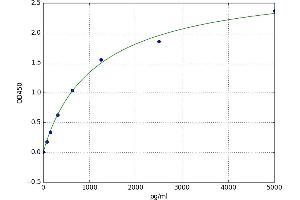 A typical standard curve