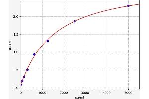 Typical standard curve (FUT3 ELISA Kit)