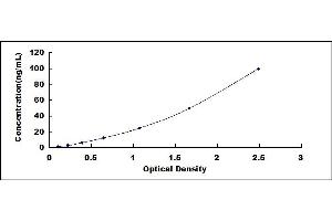 Typical standard curve (HDAC2 ELISA Kit)