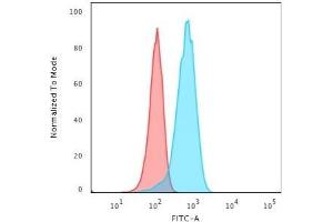 Flow Cytometric Analysis of T98G cells using Pgp9.