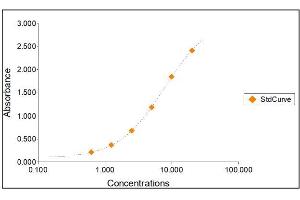 Standard Curve Graph (Retinol-Binding Protein ELISA Kit)