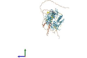 AlphaFold protein structure predicition of Human Recombinant ZNF283 Protein, UniprotID Q8N7M2 (ZNF283 Protein (AA 1-679) (His tag))