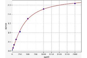 Typical standard curve (CCKBR ELISA Kit)
