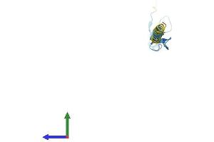 AlphaFold protein structure predicition of Human Recombinant NRG4 Protein, UniprotID Q8WWG1