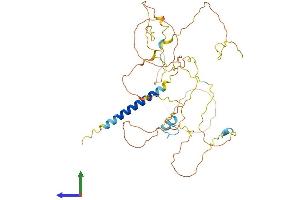 AlphaFold protein structure predicition of Human Recombinant PAG1 Protein, UniprotID Q9NWQ8 (PAG1 Protein (AA 1-432) (His tag))