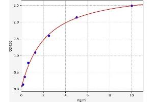 Typical standard curve (Nanog ELISA Kit)