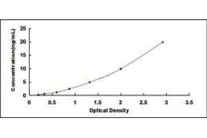 Typical standard curve (PDP ELISA Kit)