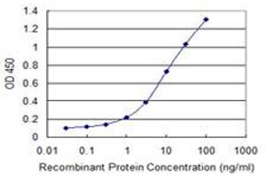 Detection limit for recombinant GST tagged CACYBP is 0. (CACYBP antibody  (AA 1-228))