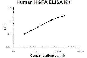 Human HGFA PicoKine ELISA Kit standard curve (HGFA ELISA Kit)