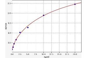 Typical standard curve (Glycogen Synthase Kinase ELISA Kit)