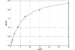 A typical standard curve