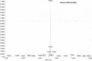 Mass Spectrometry (MS) image for Histone 3 (H3) (H3K9me2) protein (ABIN2669568) (Histone 3 Protein (H3) (H3K9me2))