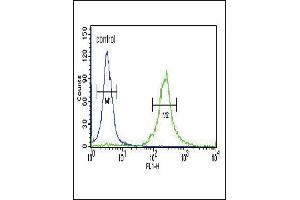 Flow Cytometry (FACS) image for anti-Inhibin, alpha (INHA) (AA 79-108), (N-Term) antibody (ABIN390680)