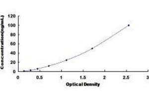 Typical standard curve (PYGL ELISA Kit)