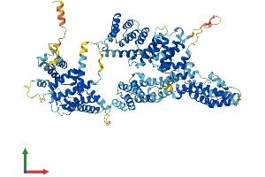 AlphaFold protein structure predicition of Human Recombinant INTS8 Protein, UniprotID Q75QN2 (INTS8 Protein (AA 1-995) (His tag))