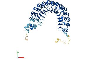 AlphaFold protein structure predicition of Human Recombinant FBXL2 Protein, UniprotID Q9UKC9 (FBXL2 Protein (AA 1-423) (His tag))