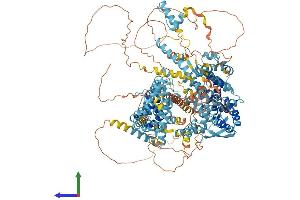 AlphaFold protein structure predicition of Mouse Recombinant Rgs22 Protein, UniprotID G3UYX5
