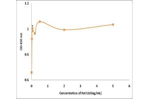 Activity Assay (AcA) image for Epidermal Growth Factor (EGF) (Active) protein (ABIN5509414)