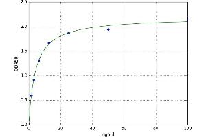 A typical standard curve