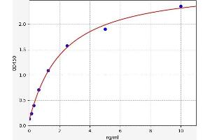 Typical standard curve (SLC16A7 ELISA Kit)