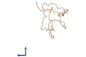 AlphaFold protein structure predicition of Human Recombinant KRTAP9-6 Protein, UniprotID A8MVA2